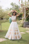 Lw 7173 Roman Silk Gota Pattern Work Navratri Lehenga Choli